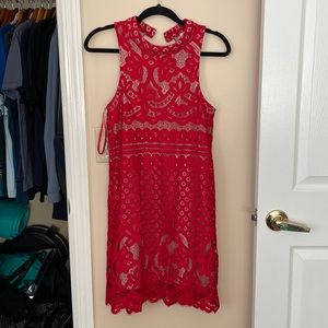 Francesca’s red dress